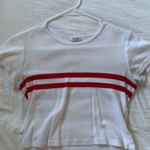 Brandy Melville striped crop top